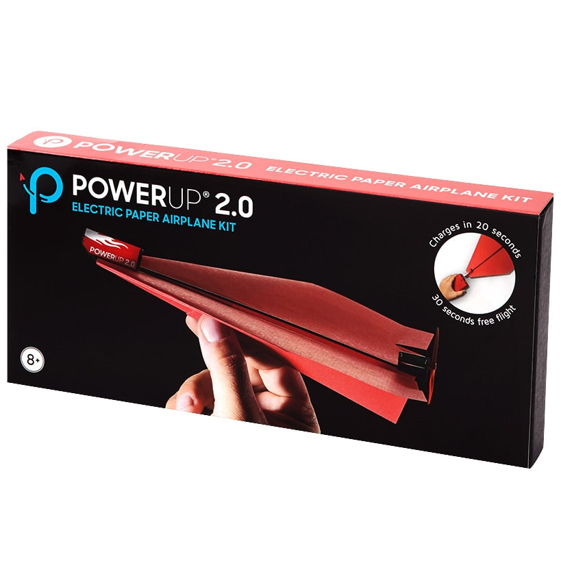 Motorized Paper Airplane Kit - Powerup 2.0 Quick Charge Easy Control