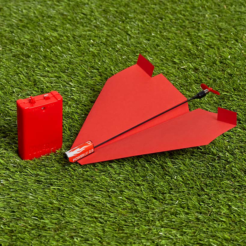 Motorized Paper Airplane Kit - Powerup 2.0 Quick Charge Easy Control
